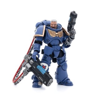 Warhammer 40k Actionfigur 1/18 Ultramarines Hellblasters Sergeant Ulaxes 12 cm