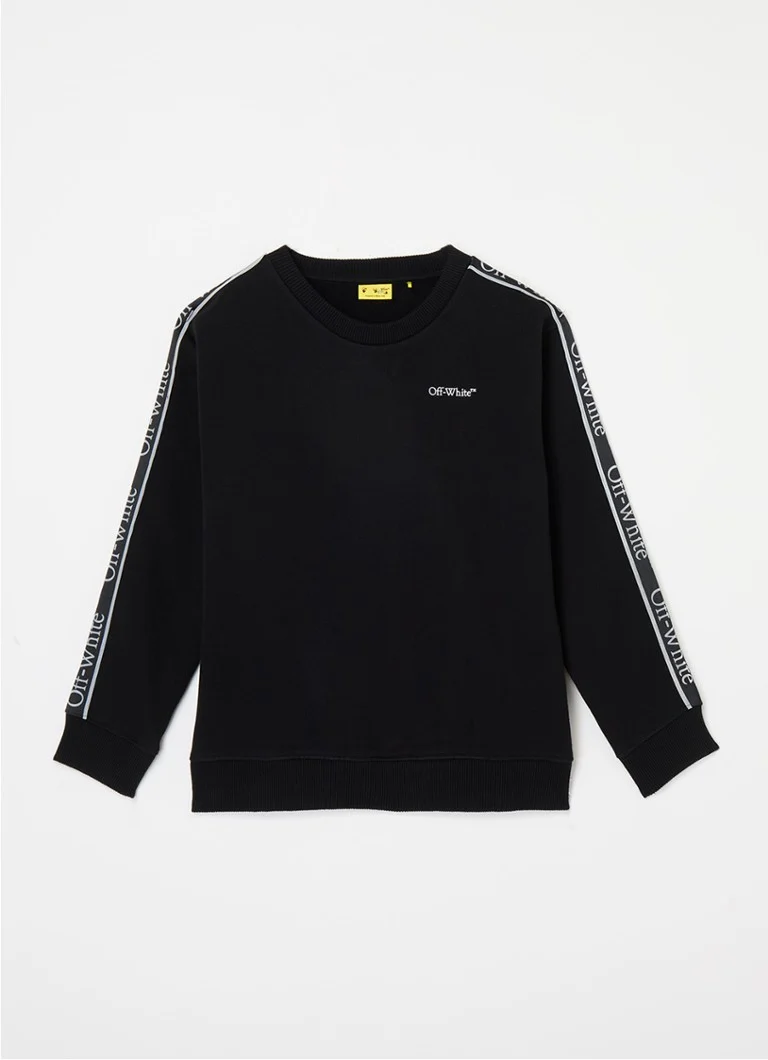 Maglione Off-White Bookish con fascia logo