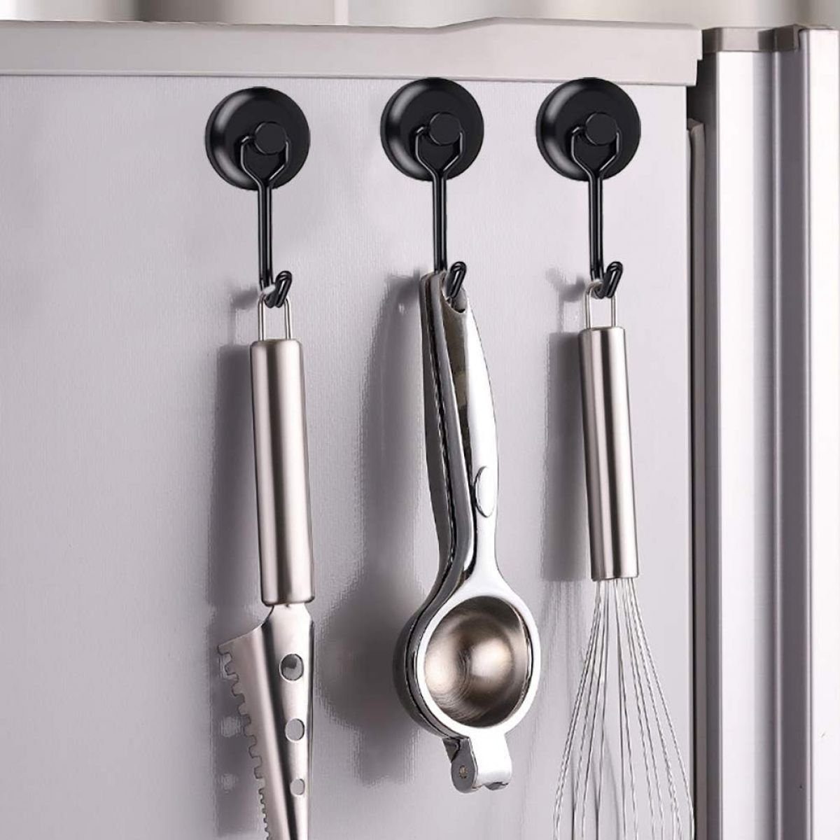 Dekomagnet Starker Magnethaken 14 kg für Küche Geschirrtuch Tisch 6St, FeelGlad