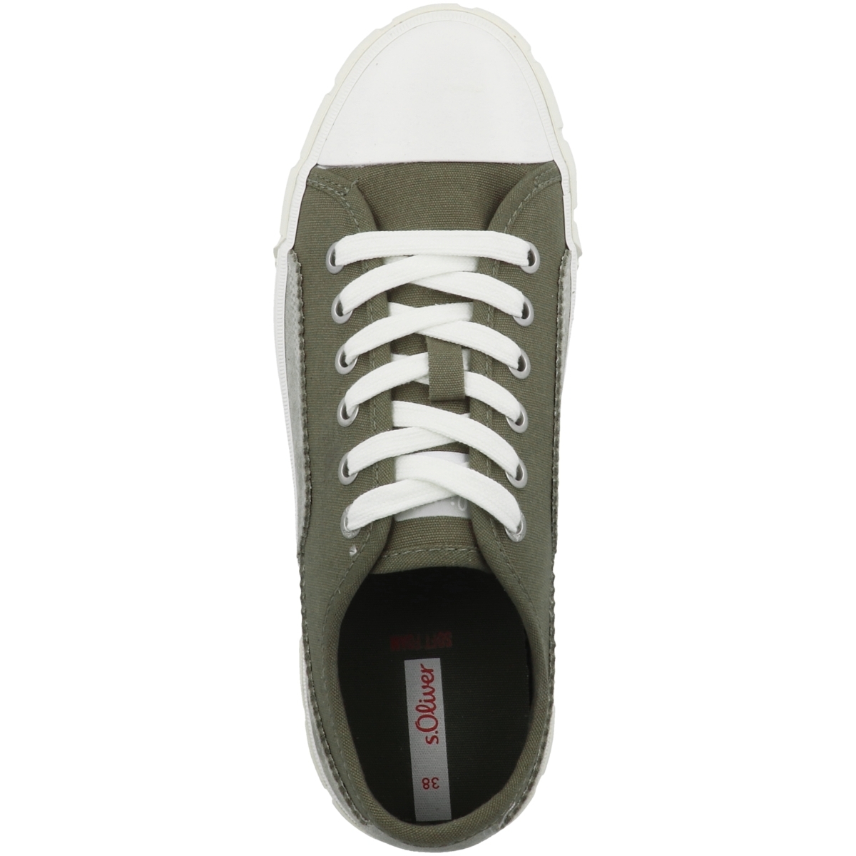 s.Oliver 5-23643-28 Sneaker Low gruen