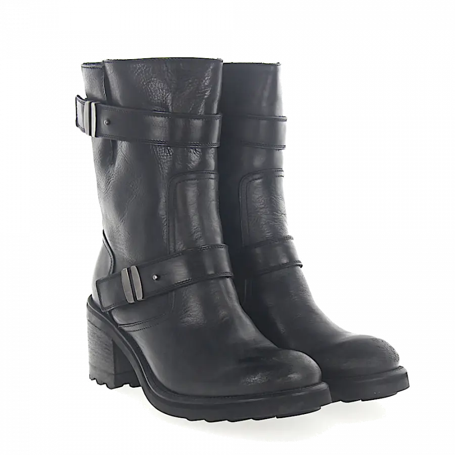 ROSS B. - Stiefel Kalbsleder schwarz - schwarz