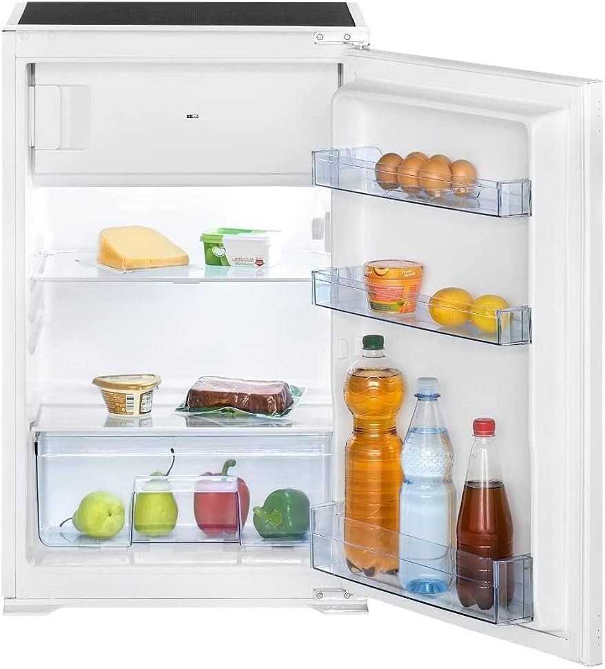 BOMANN Einbaukühlschrank KSE7805.1, 88 cm hoch, 54 cm breit, 4**** Gefrierfach / Gemüseschublade / Schlepptürtechnik