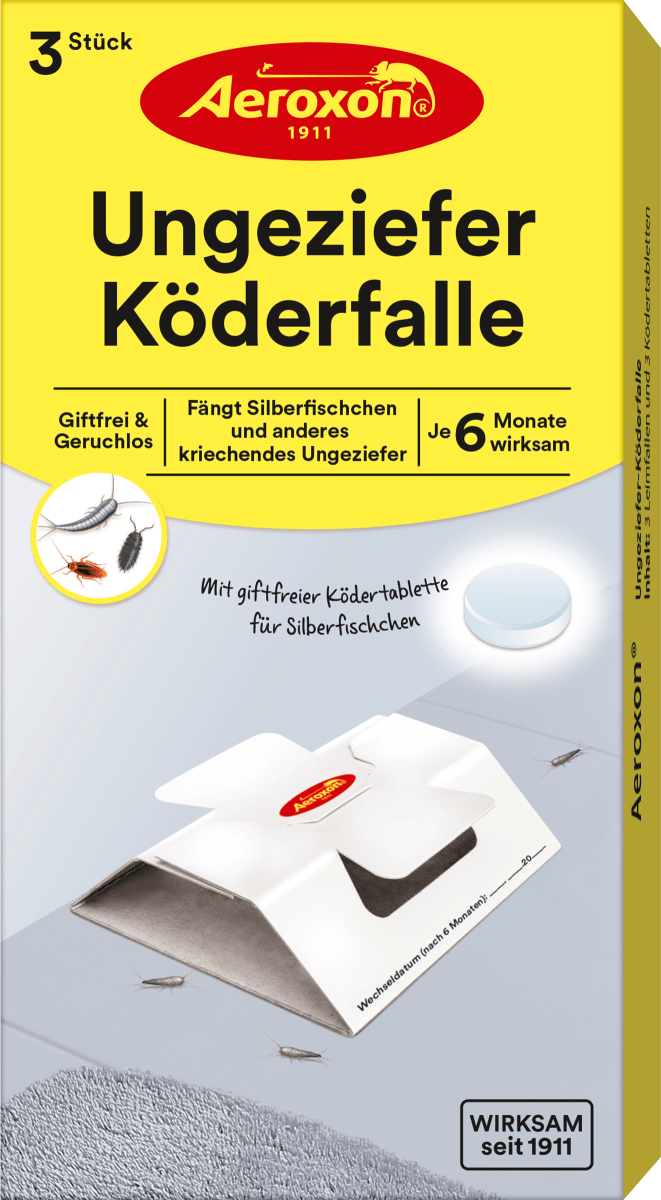 Ungeziefer Köderfalle, 3 St