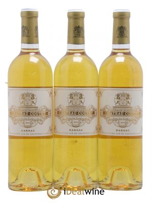 Château Coutet 1er Grand Cru Classé  2015 - Lot de 3 Bouteilles