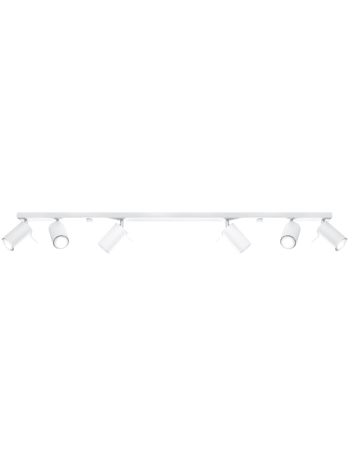 Nice Lamps Deckenleuchte ETNA 6L in Weiß stahl beweglicher schirm loft Gu10 LED NICE LAMPS günstig kaufen onesize
