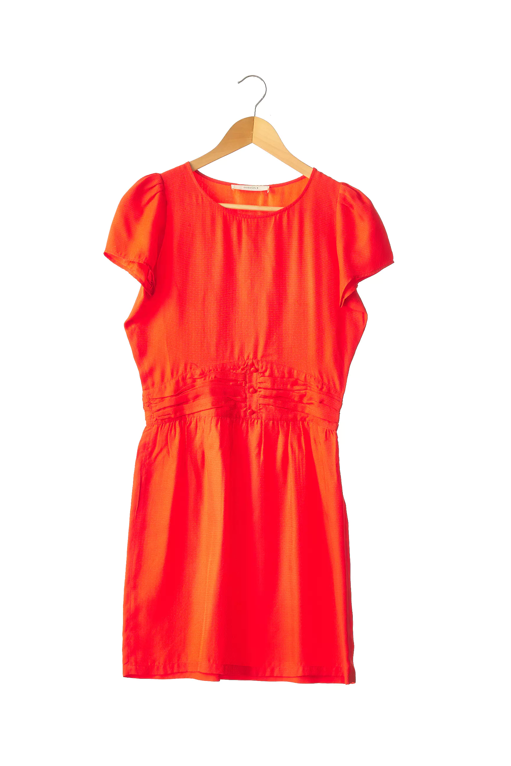 Sessun Robes Mi Longues Femme couleur rouge