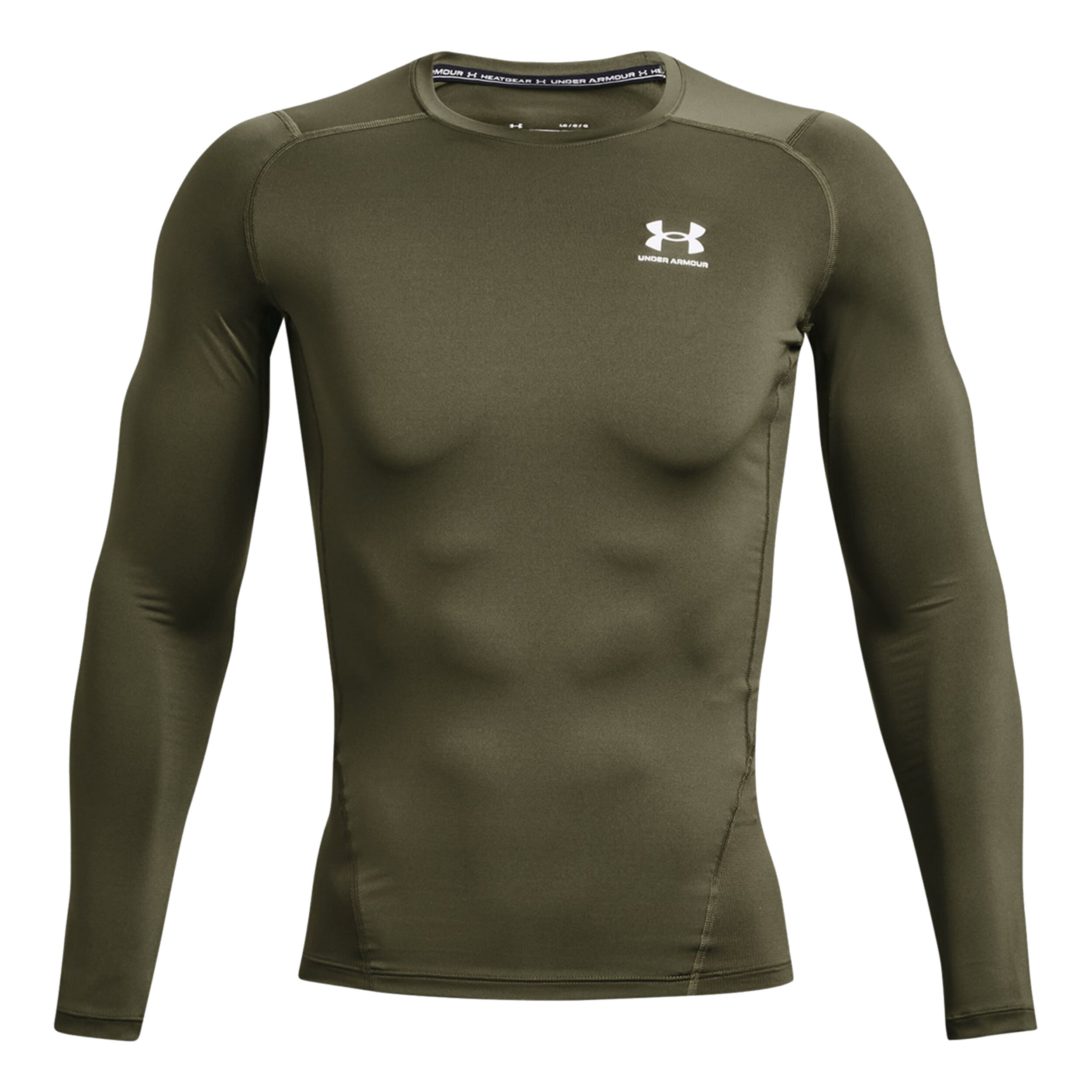 Heatgear Comp Longsleeve Herren - Oliv