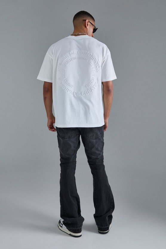 Geprägtes Oversize T-Shirt