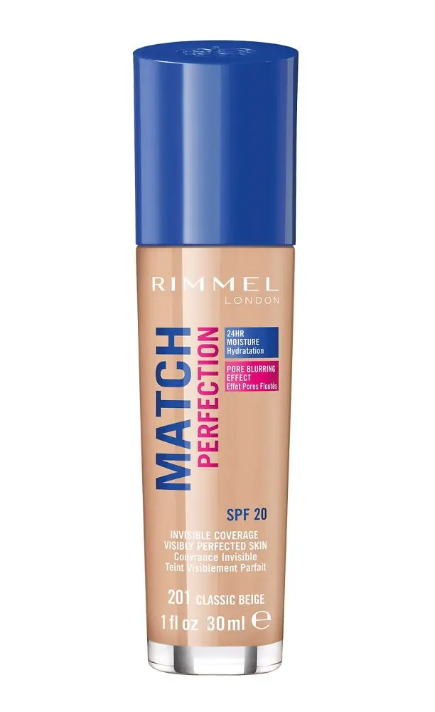 Rimmel Match Perfection tekući puder, 201
