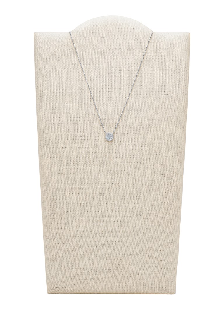 Collana in argento fossilizzato con madreperla JFS00520040