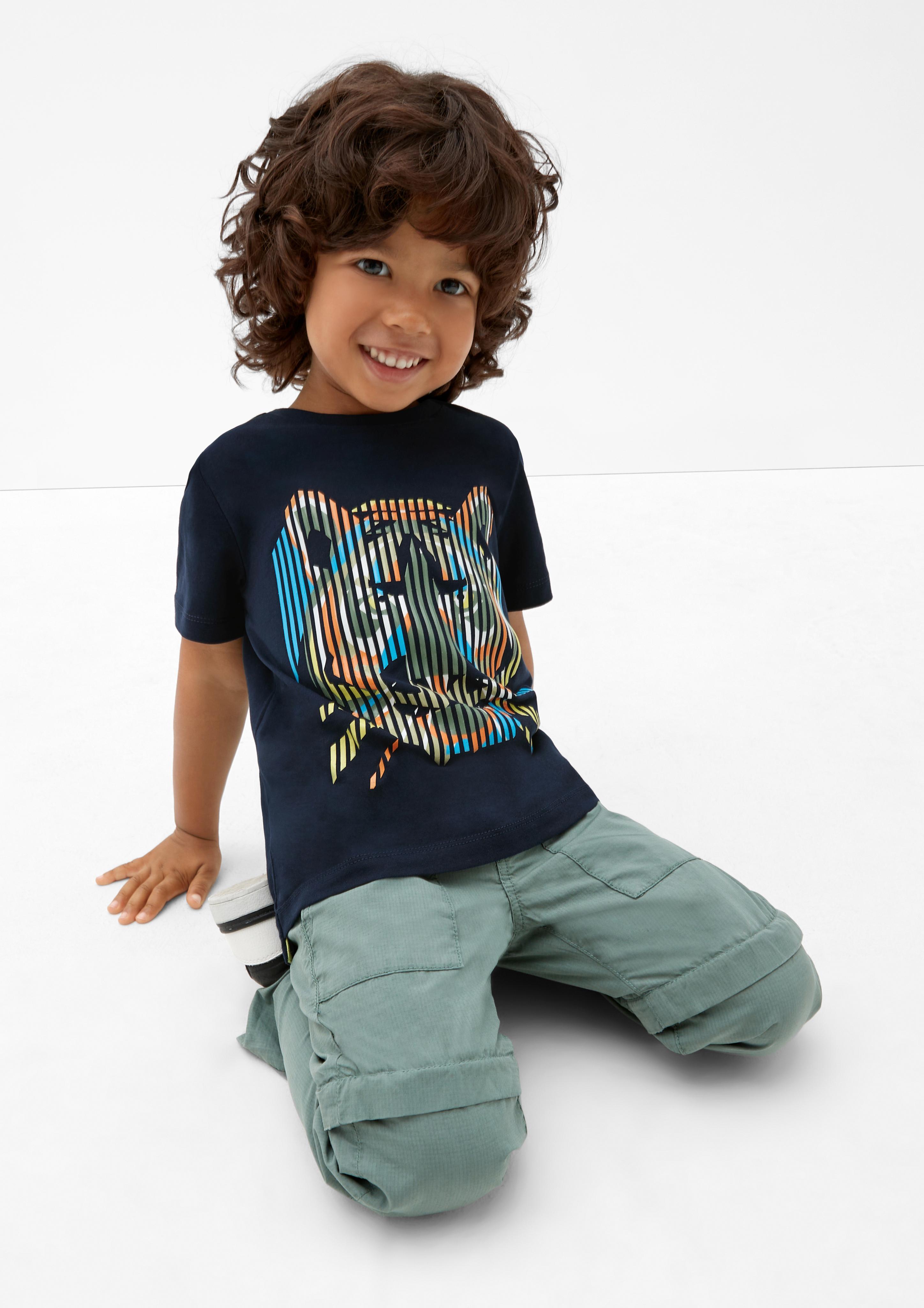 T-Shirt mit gummiertem Print  2127489-5952