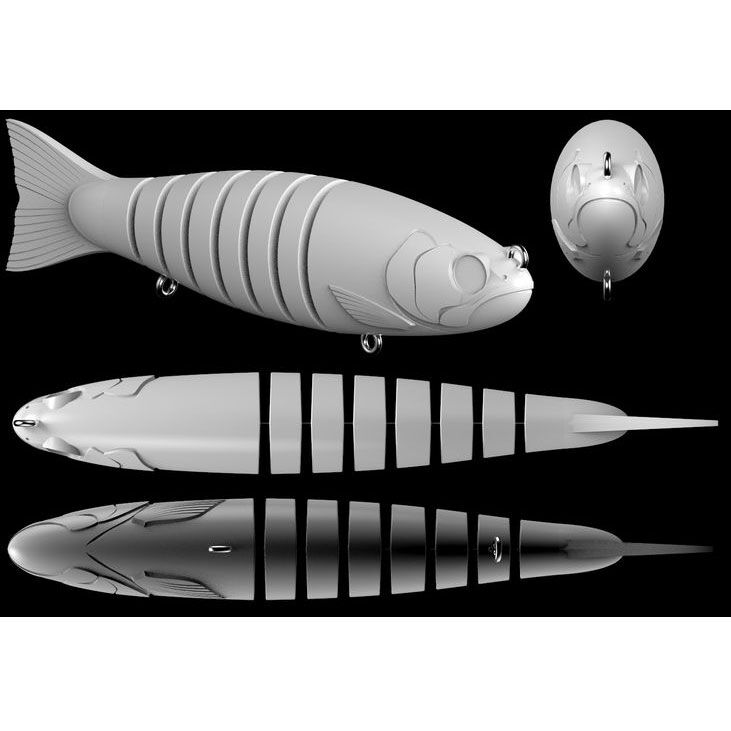 Swimbait Biwaa S'trout tvrdá nástraha 9cm, 8g