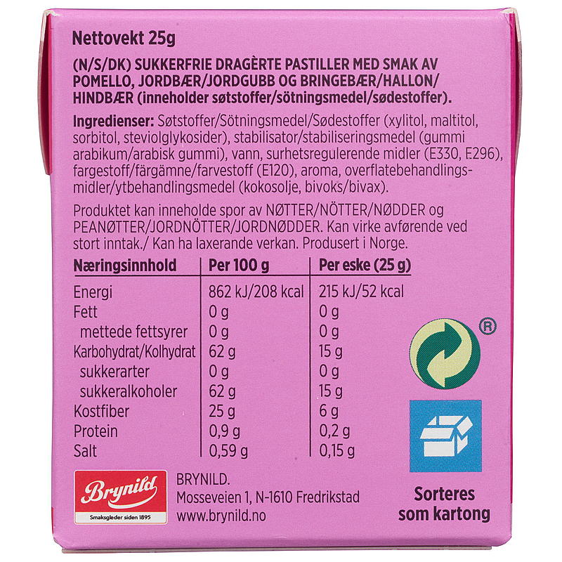 Dent Dent Crush 25 g bringebær