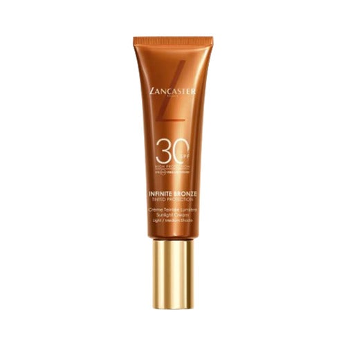 „Lancaster Infinite Bronze“ makiažo pagrindas nuo saulės SPF 30, šviesus/vidutinis