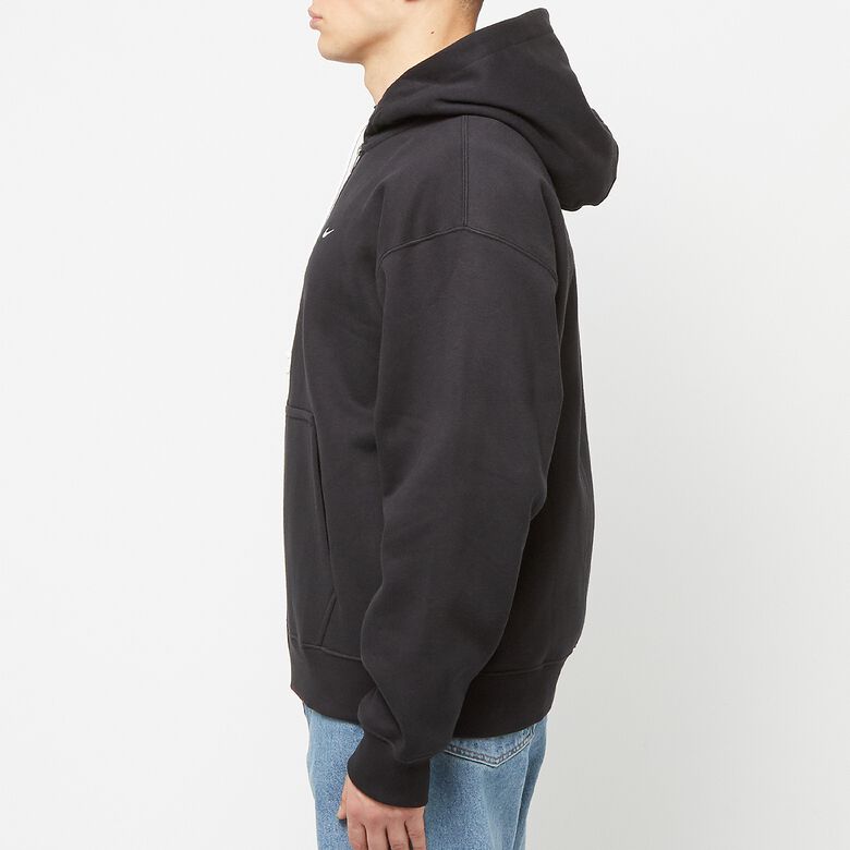 NIKE Solo Swoosh HW Full-Zip Hoodie black/white