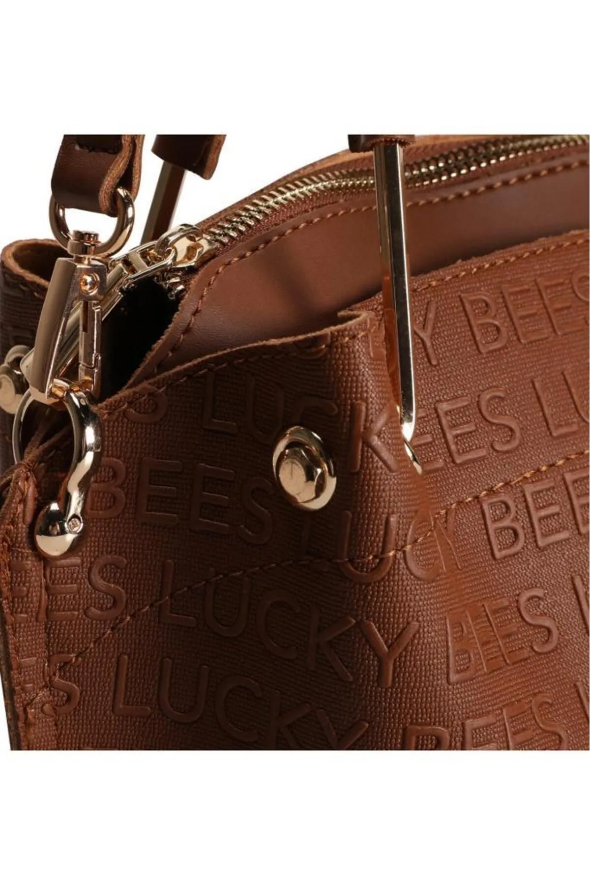 Lucky Bees  Gemusterte Damen-Hand- und Umhängetasche