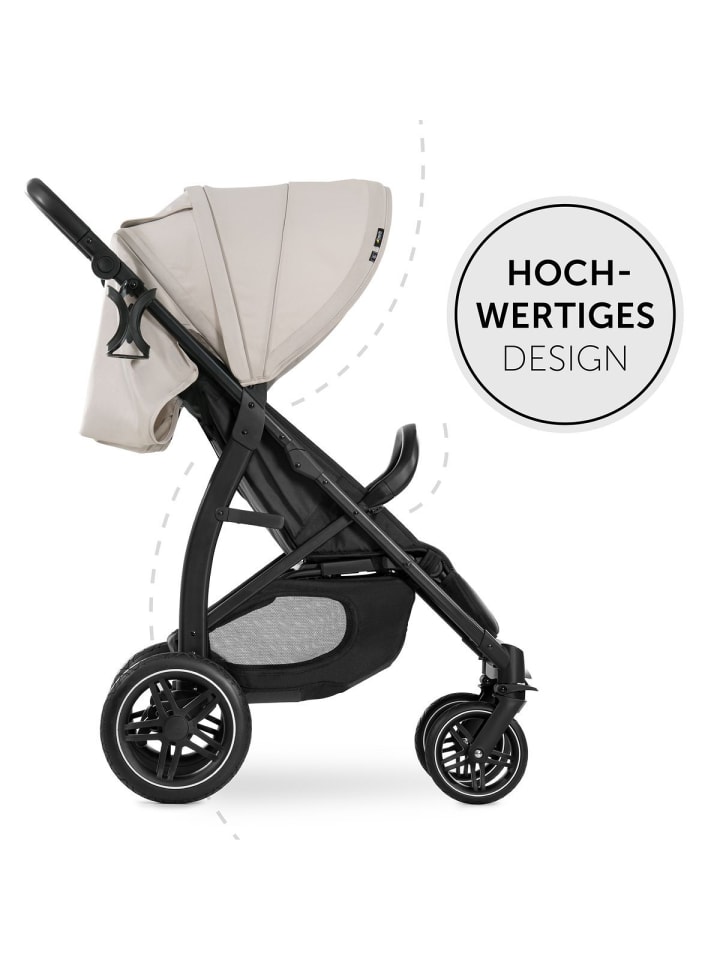 Hauck Buggy Rapid 4D (bis 25 kg) - XL Verdeck & in schwarz,beige günstig kaufen onesize