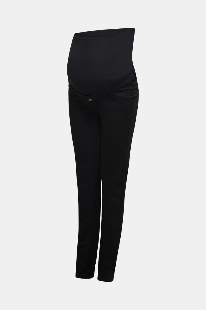 Stretch-Pants mit Überbauchbund
