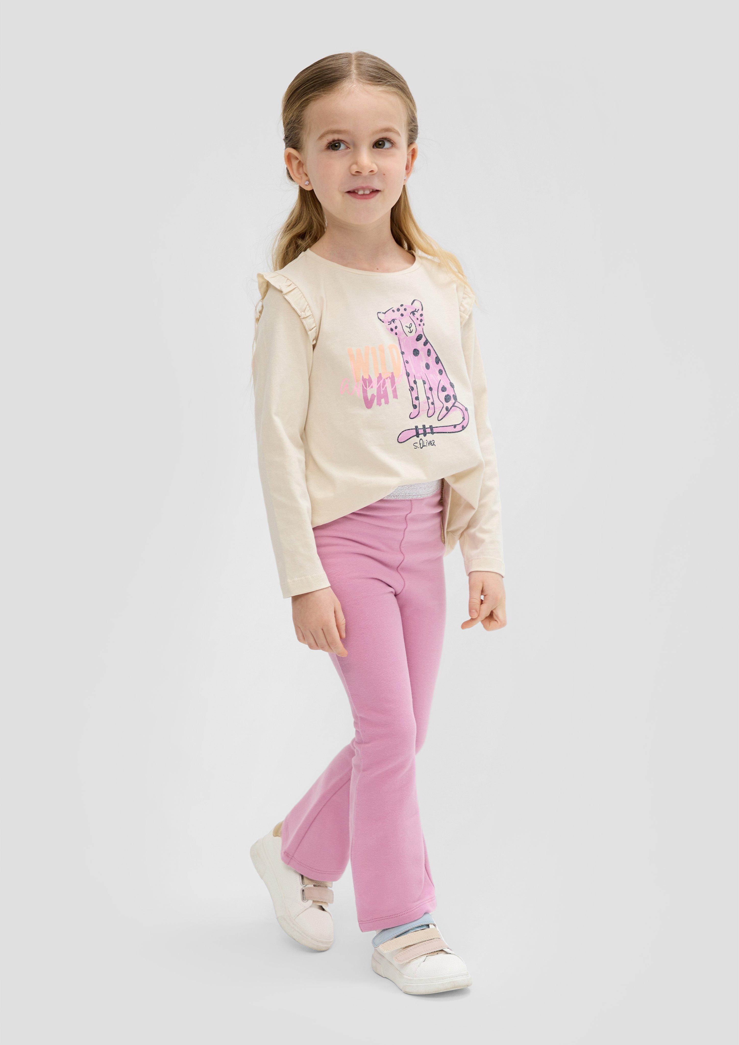 Leggins mit ausgestelltem Bein  2140042-4410