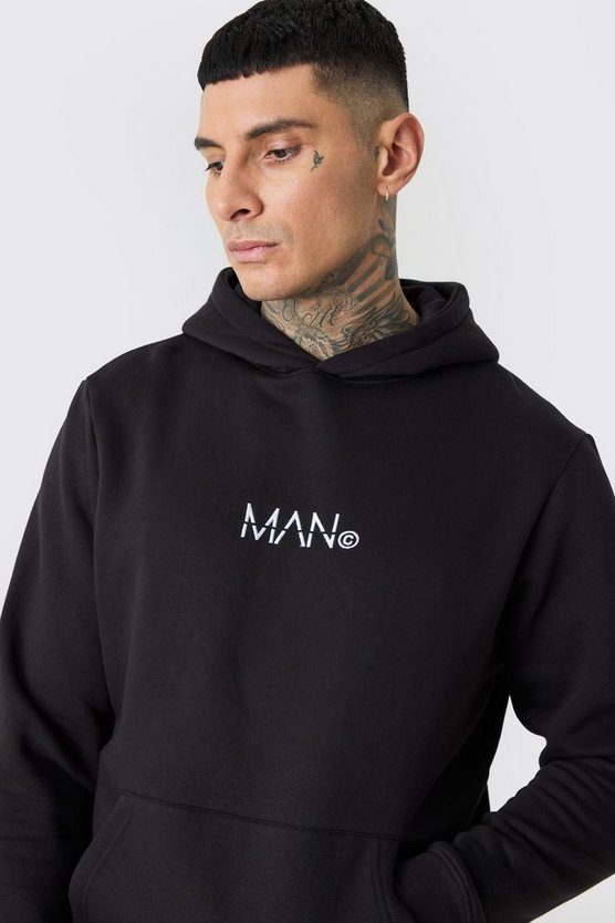 Tall Man Dash Hoodie in Schwarz