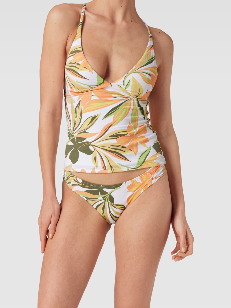 Bikini-Hose mit Allover-Muster Modell 'PT BEACH CLASSICS MODERAT' in offwhite