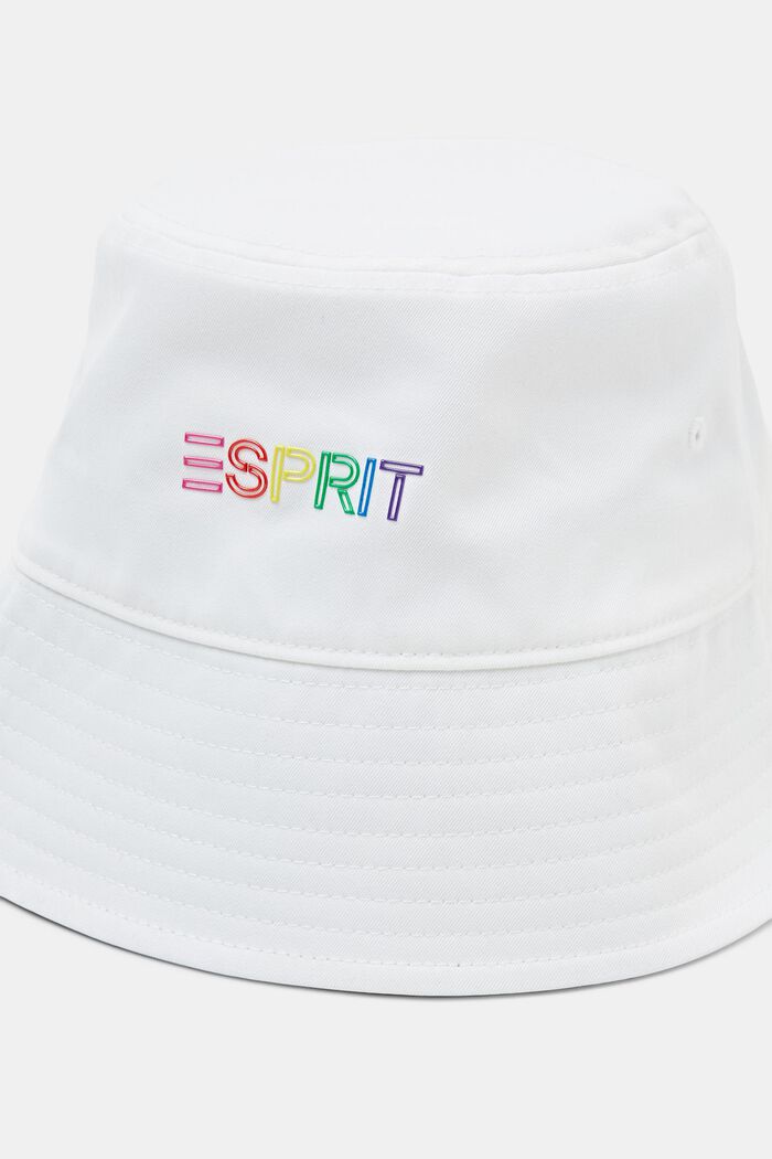 Bucket Hat aus Twill mit Applikation