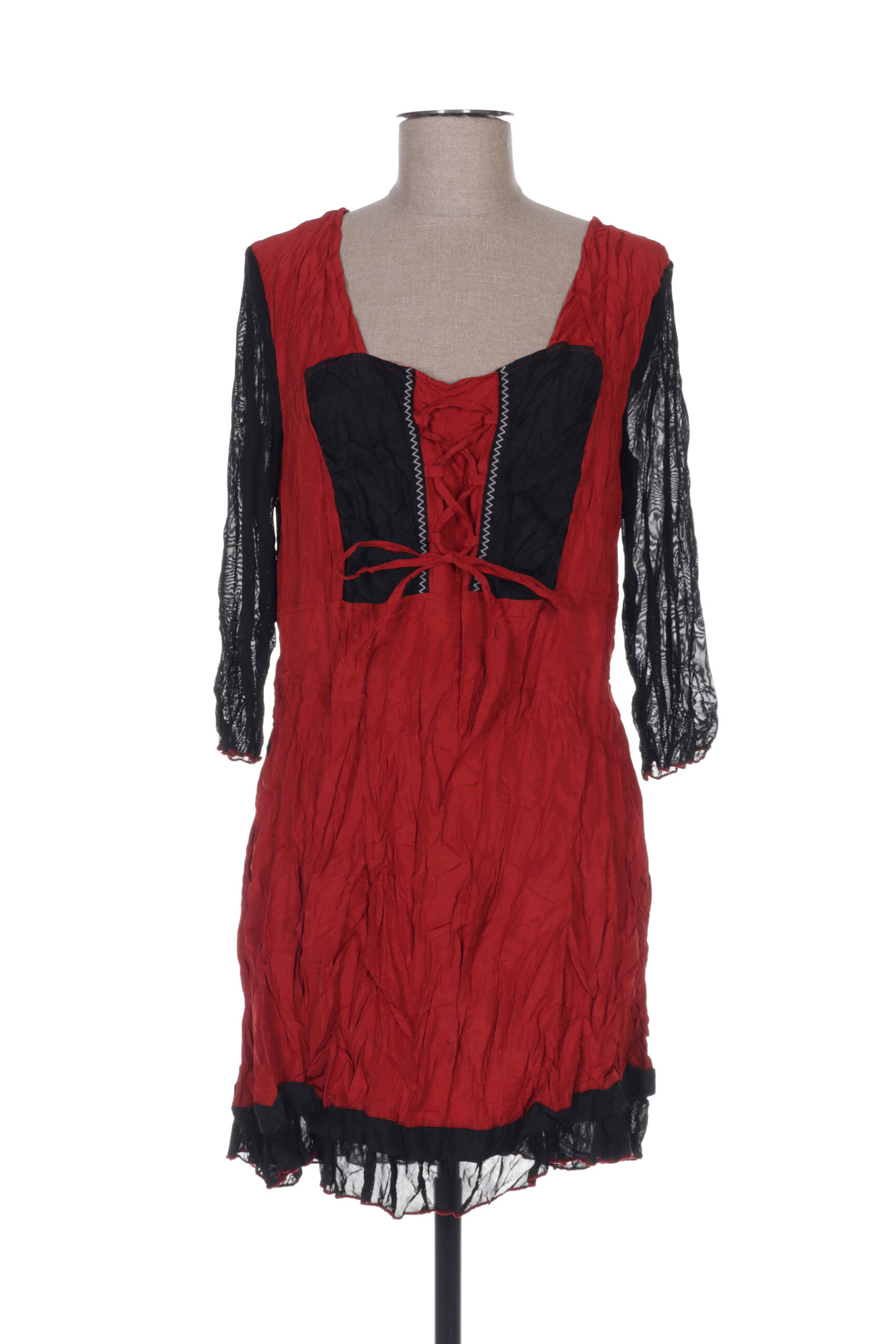 Franstyle Tuniquemanchelongue Femme couleur rouge
