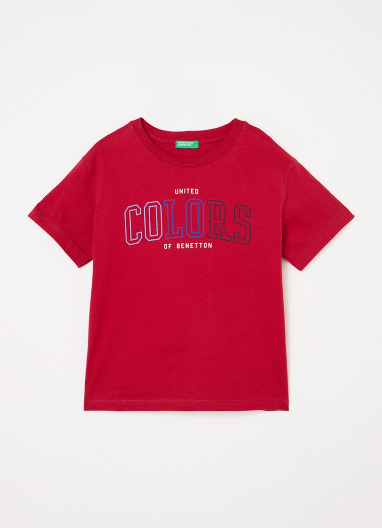 Tricou Benetton cu logo imprimat