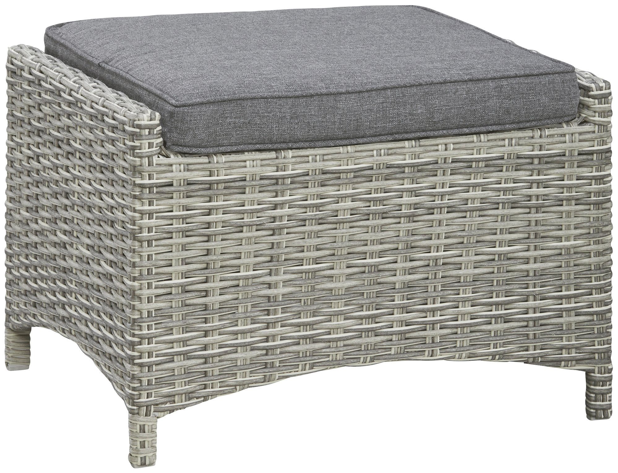 KONIFERA Balkonset Monaco, (Set, 11-tlg., Alu, Polyrattan), inkl. Auflagen