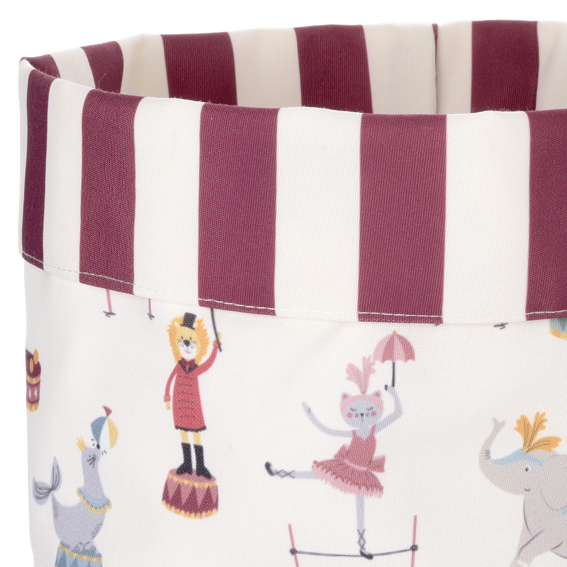 Großer Aufbewahrungskorb mit Zirkus-Motiv