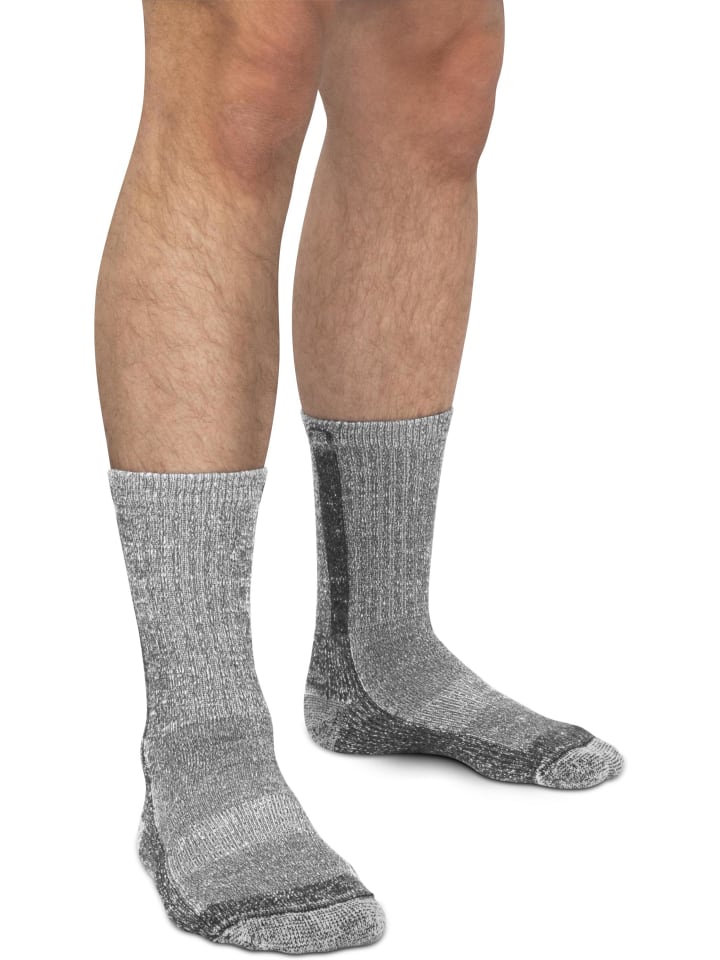 normani 2 Paar Merino Wander- und Arbeitssocken Nowra in Grau/Dunkelgrau günstig kaufen