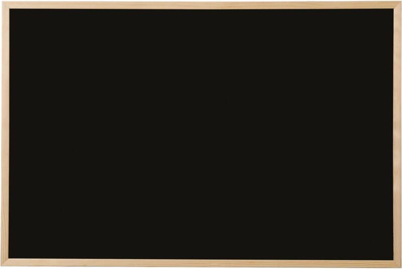 Bi-Office Basic Kreidetafel 60 (B) x 1,4 (T) x 45 (H) cm Schwarz