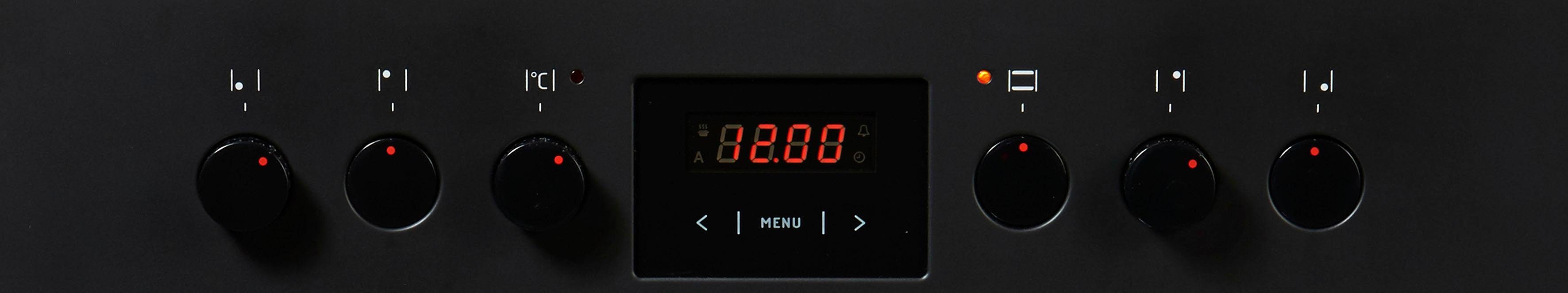 Amica Elektro-Herd-Set EHC 12921 SM, mit Backauszug, SteamClean-Funktion