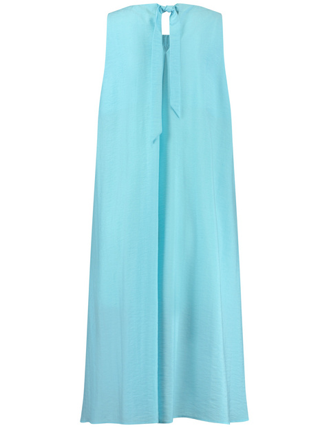Ärmelloses Kleid mit Faltendetail