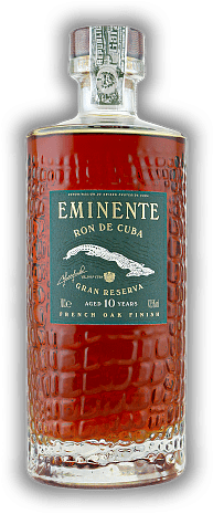 Eminente Gran Reserva Rum 10 Years Eminente Gran Reserva Rum 10 Years Limited Edition. Alter 10 J. - 0,7	 Liter - Vol 43,5%