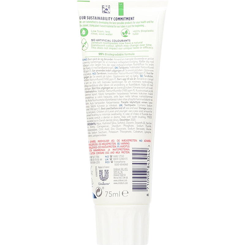 Zendium Tannkrem 75 ml Classic Zendium