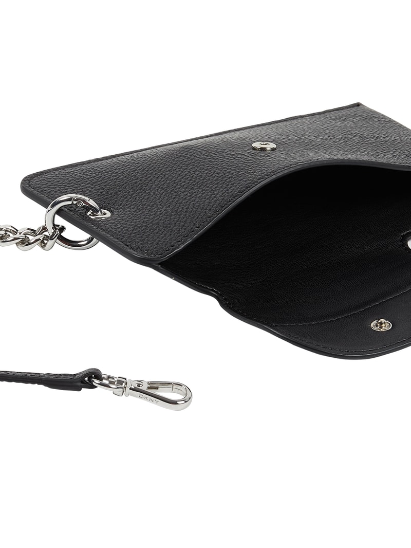 Handytasche in Leder-Optik in schwarz