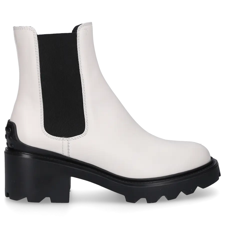 Tod's - Chelsea Boots W08D0EA Kalbsleder - weiß