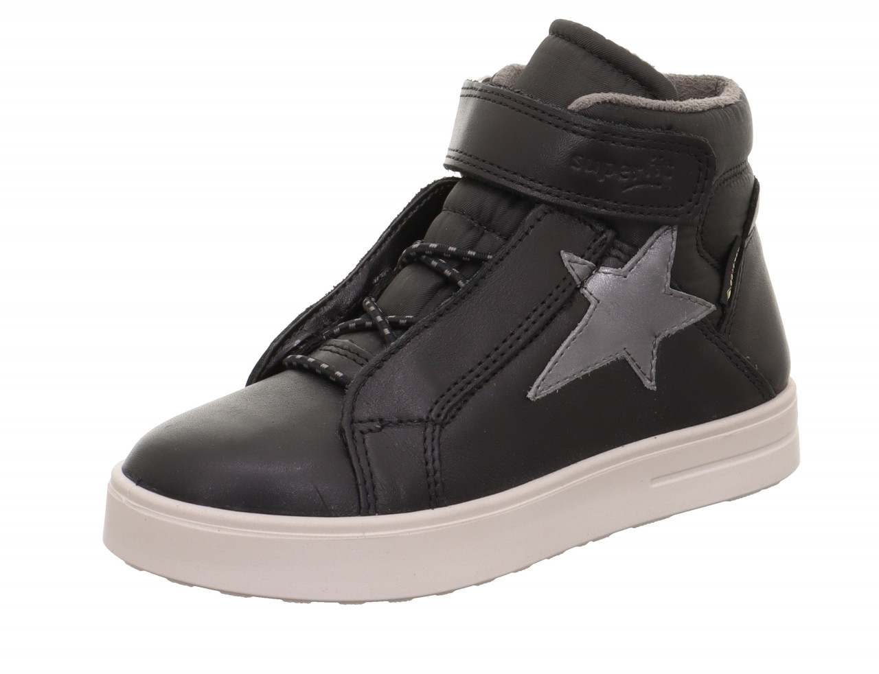 STELLA - Schwarz Sneaker high mit Klettverschluss