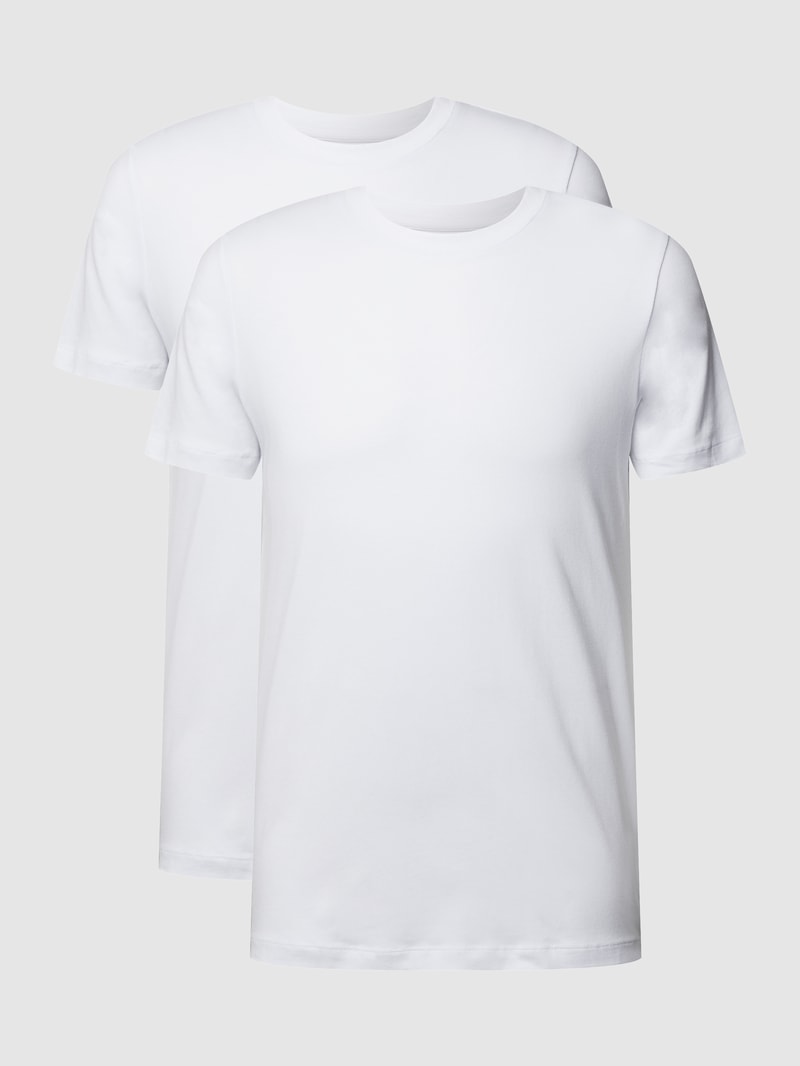 T-Shirt im 2er-Pack in weiß