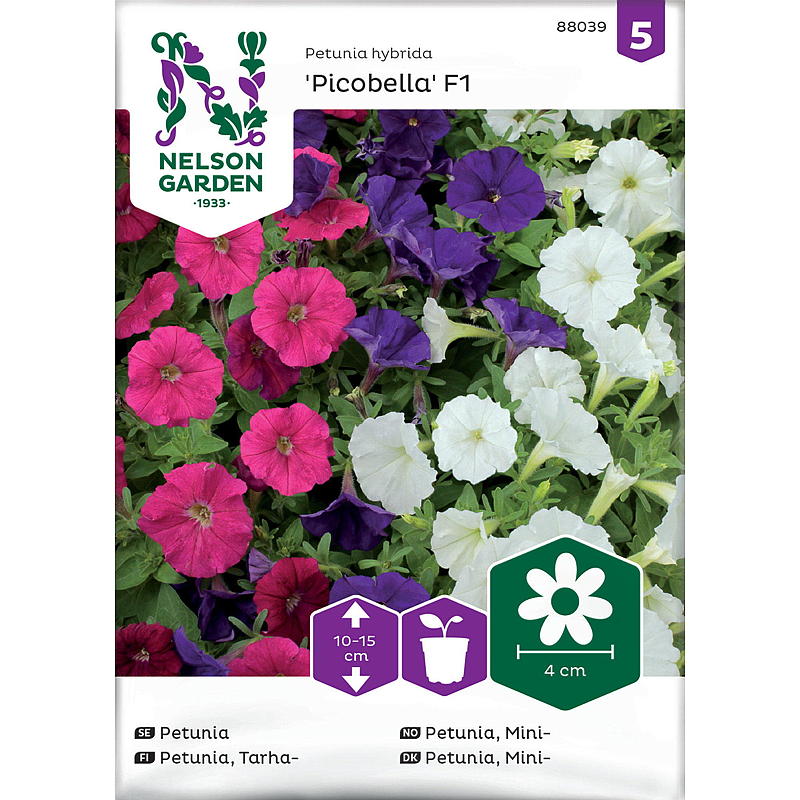 Nelson garden Frø Petunia Mini-, Picobella F1