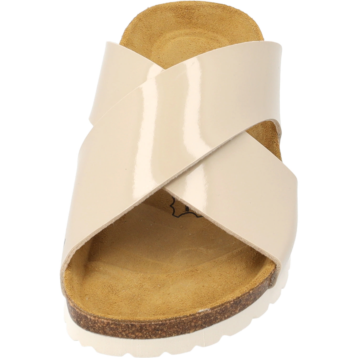 Palado Rianel, Pantoletten, Damen, Beige Lack