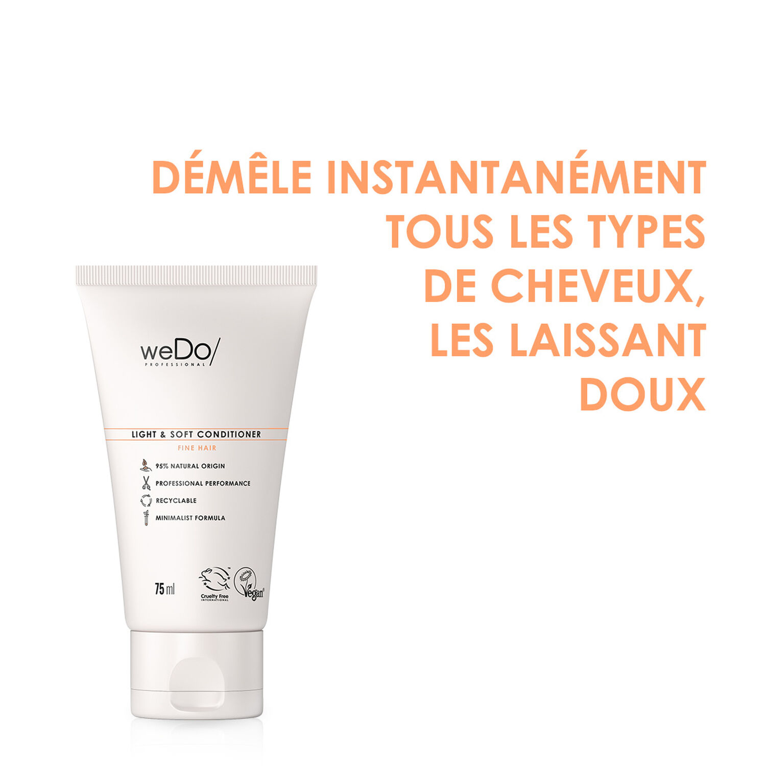 WeDo Après-Shampoing Vegan Légèreté et Douceur Pour Cheveux Fins