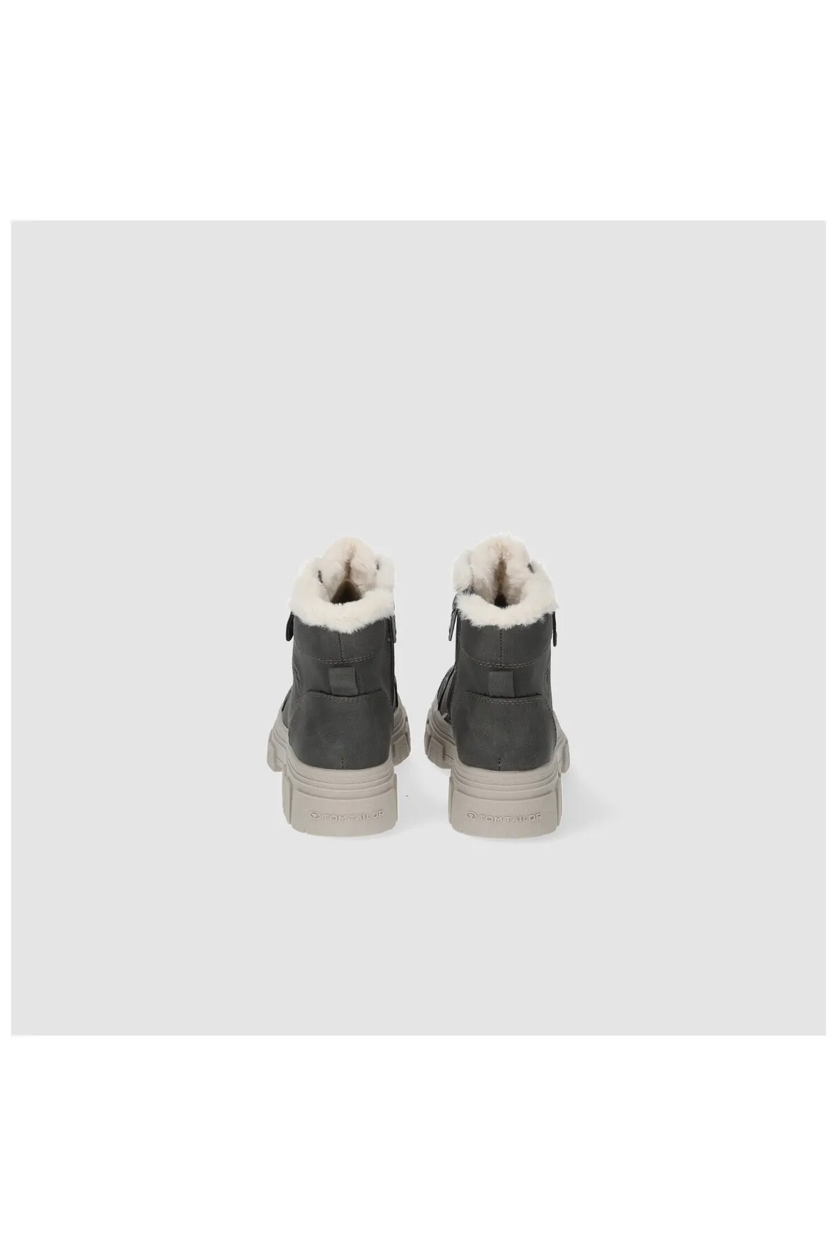 Tom Tailor  Stiefelette - Grau - Blockabsatz