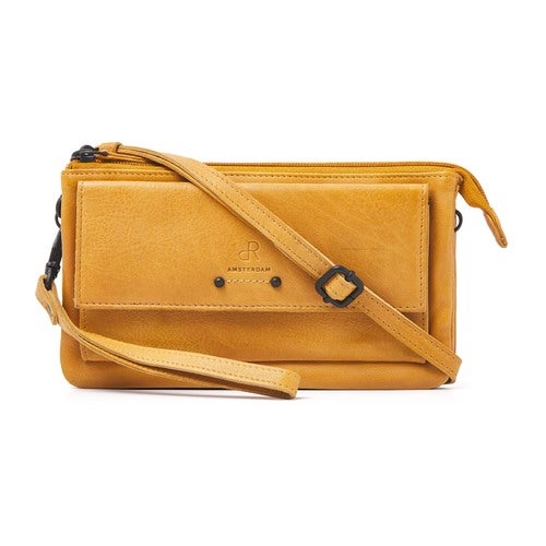 dR Amsterdam Clutch Giallo