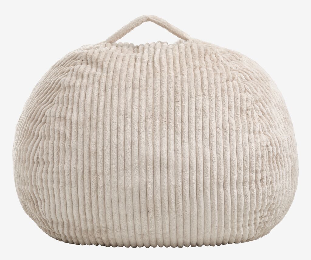 FOULUM Krzesło Beanbag FOULUM 109x64x109 beżowy sztruks