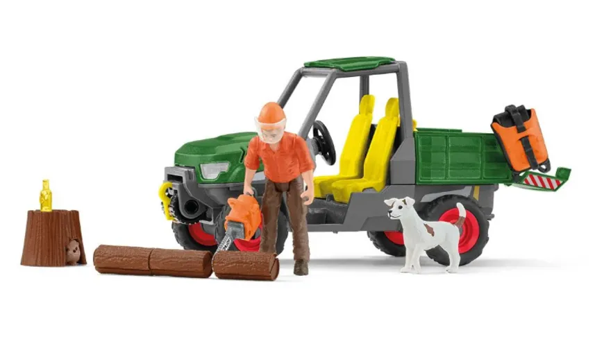 Schleich 42659 - Farm World - Waldbauer mit Fahrzeug