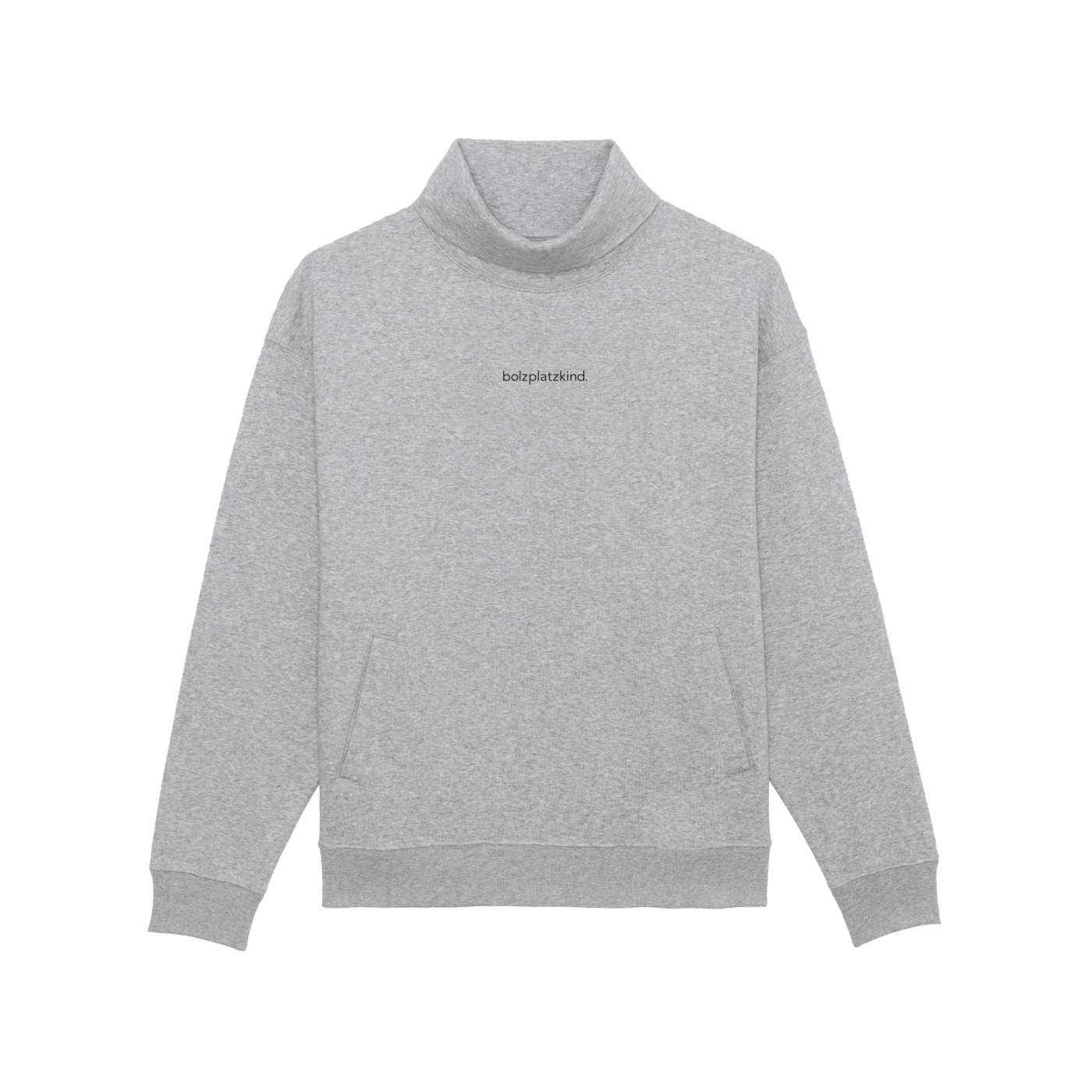Bolzplatzkind "Antrieb" Sweatshirt Grau
