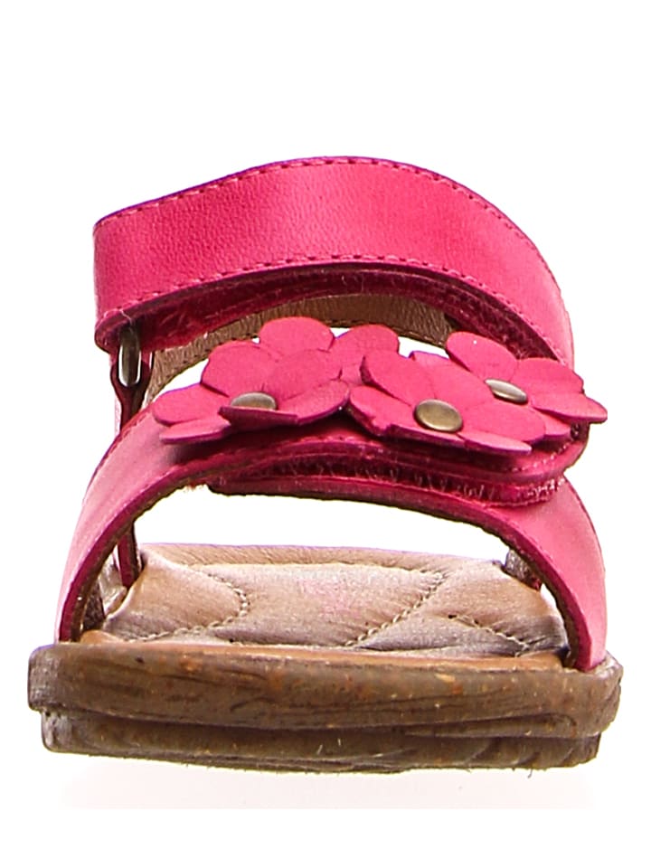 Naturino Leder-Sandalen in Fuchsia günstig kaufen