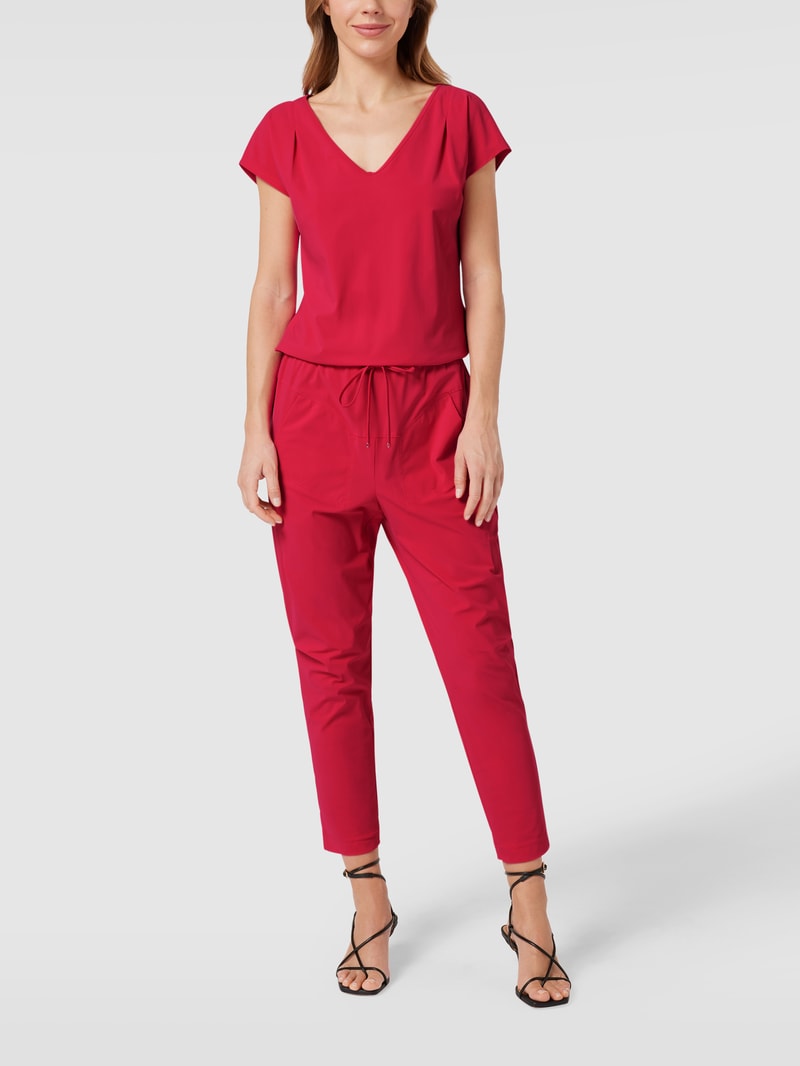 Jumpsuit mit seitlichen Eingrifftaschen Modell GIRA JUMPY in pink